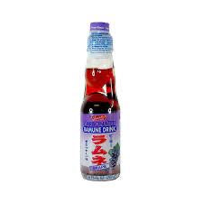 SHIRAKIKU Carbonated Ramune Drink Grape 200ml