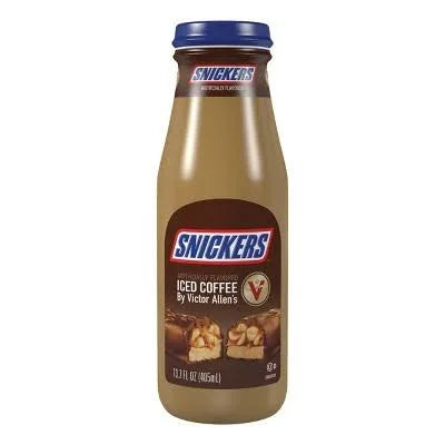 VICTOR ALLEN'S COFFEE
Iced Latte, Snickers Flavored, Ready to Drink- 13.7oz Bottle