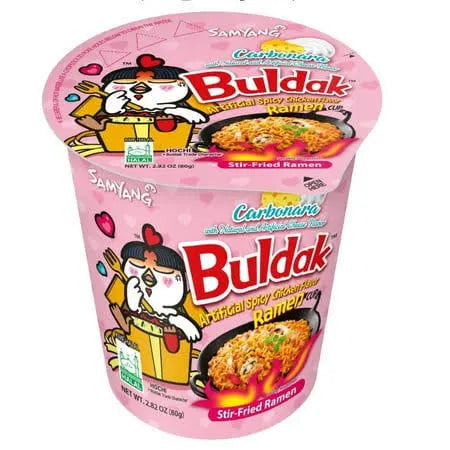 Buldak Hot Chicken Ramen Cup
Carbonara (70g)