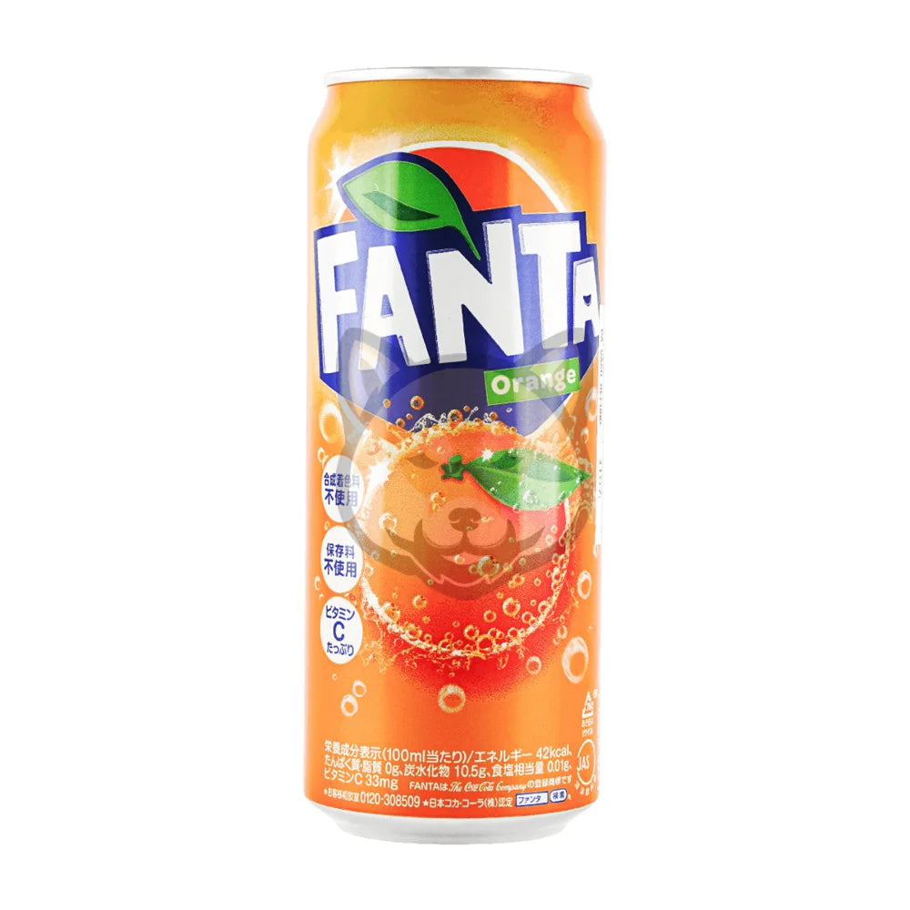Fanta Orange Soda Can 500Ml (Japan)