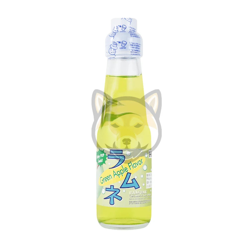 Fuji Soda Ramune Green Apple Flavor (6.76Fl Oz)