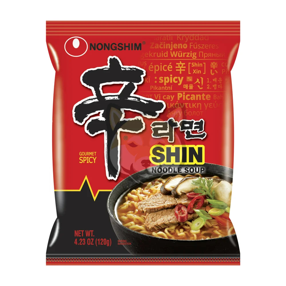 Nongshim Shin Ramyun Spicy Beef Ramen Noodle Soup (60G)