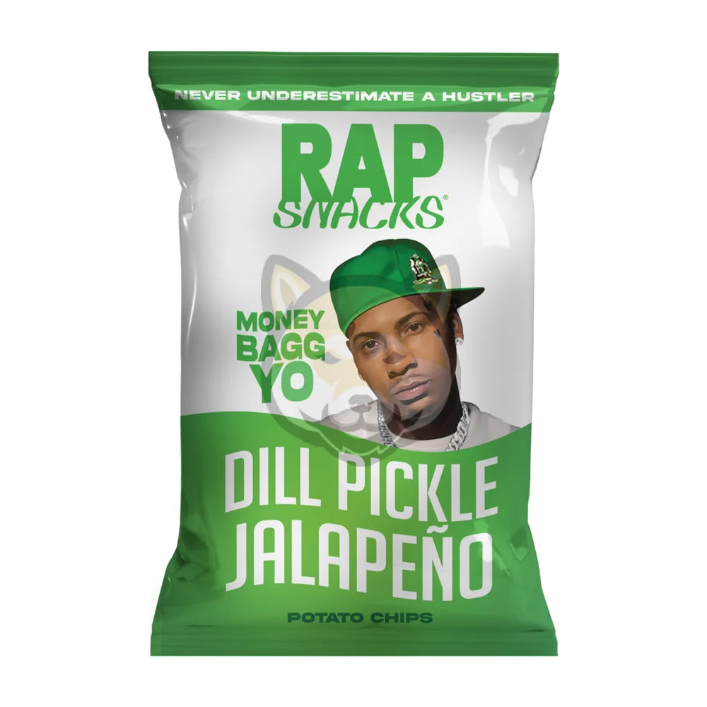 Rap Snacks Money Bagg Yo Dill Pickle Jalapeño (71G)