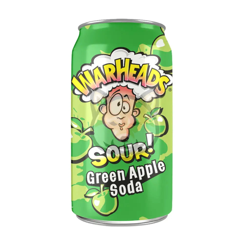 Warheads Soda Sour Apple (355Ml) Beverage