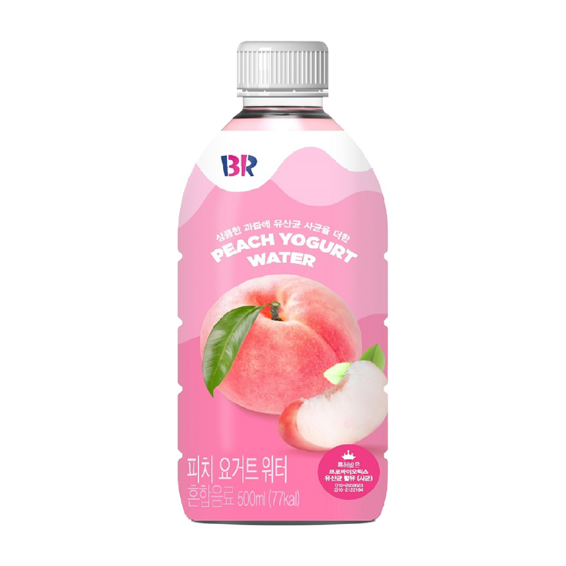 Baskin Robins Peach Yogurt Water (500Ml)