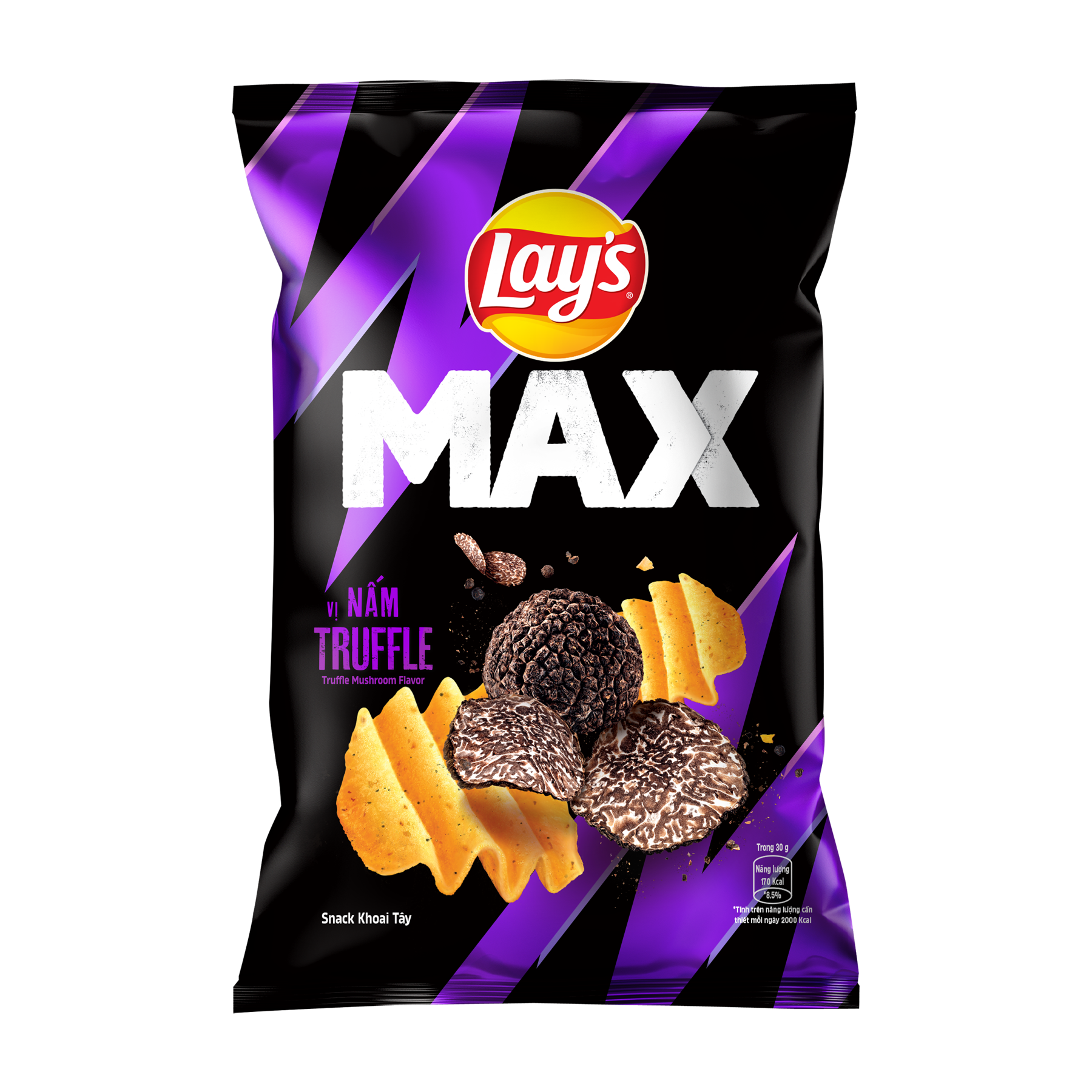 Lays Max Truffle Mushroom Flavored Chips (75G)